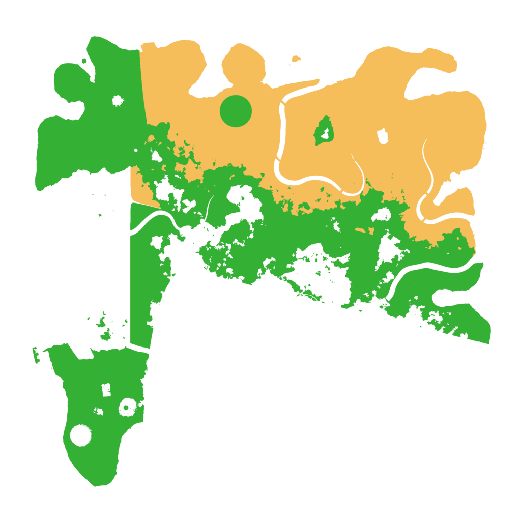 Biome Rust Map: Procedural Map, Size: 4300, Seed: 440087