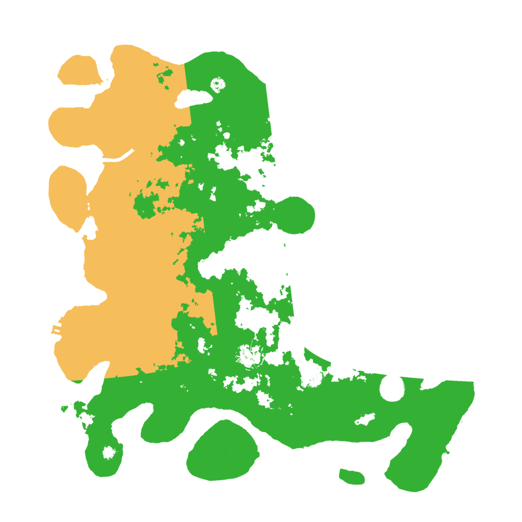 Biome Rust Map: Procedural Map, Size: 3700, Seed: 93836513