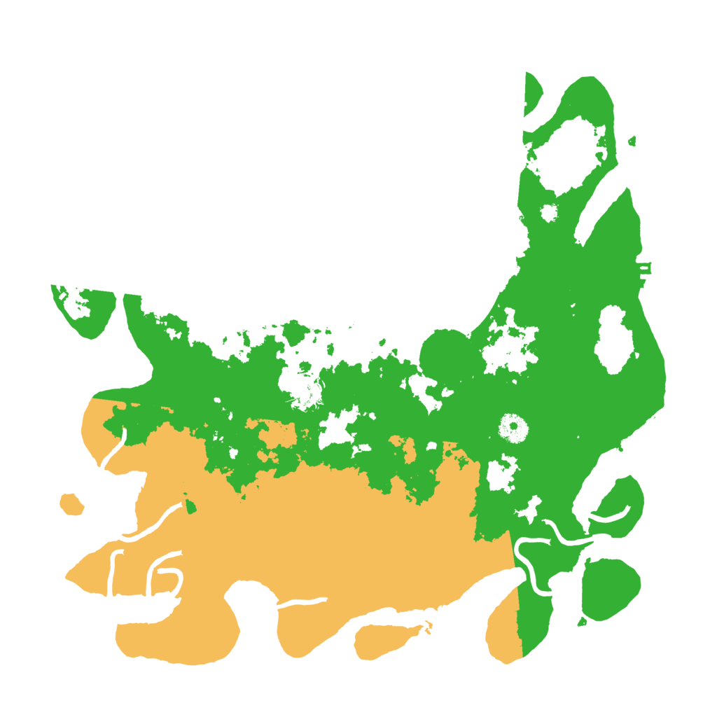 Biome Rust Map: Procedural Map, Size: 3700, Seed: 2031294525