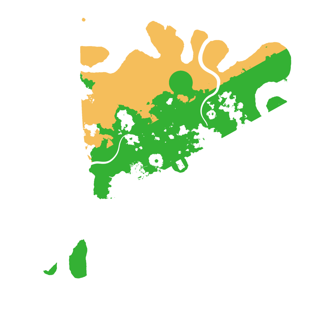 Biome Rust Map: Procedural Map, Size: 3500, Seed: 352614791