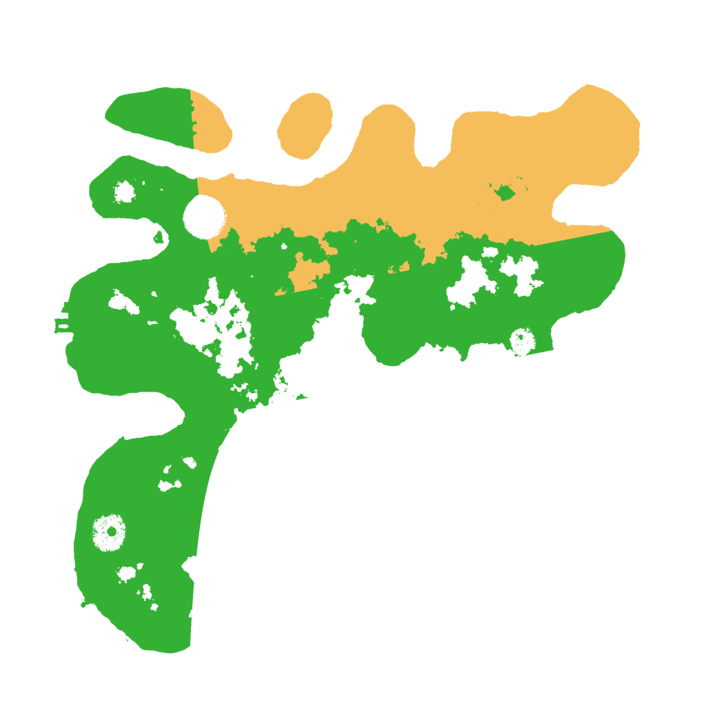 Biome Rust Map: Procedural Map, Size: 3000, Seed: 14243