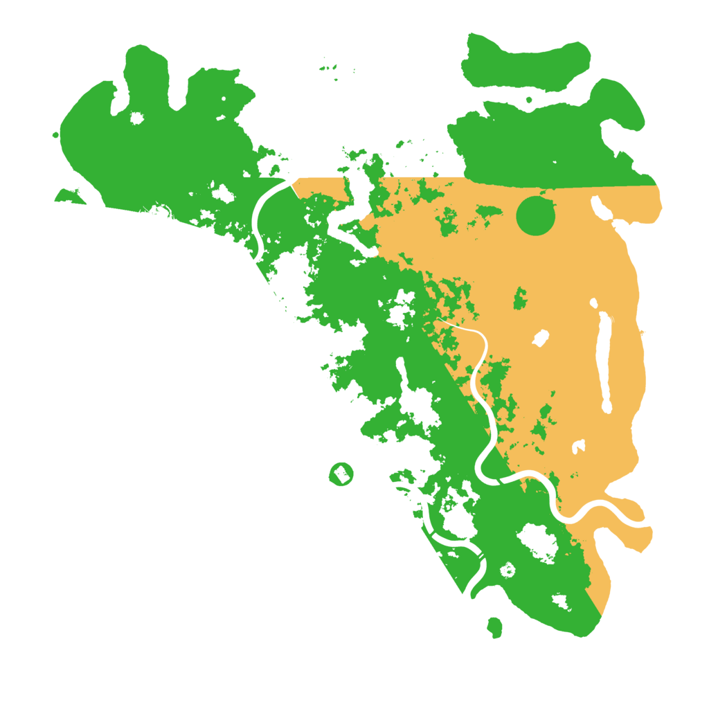 Biome Rust Map: Procedural Map, Size: 4800, Seed: 2080390880