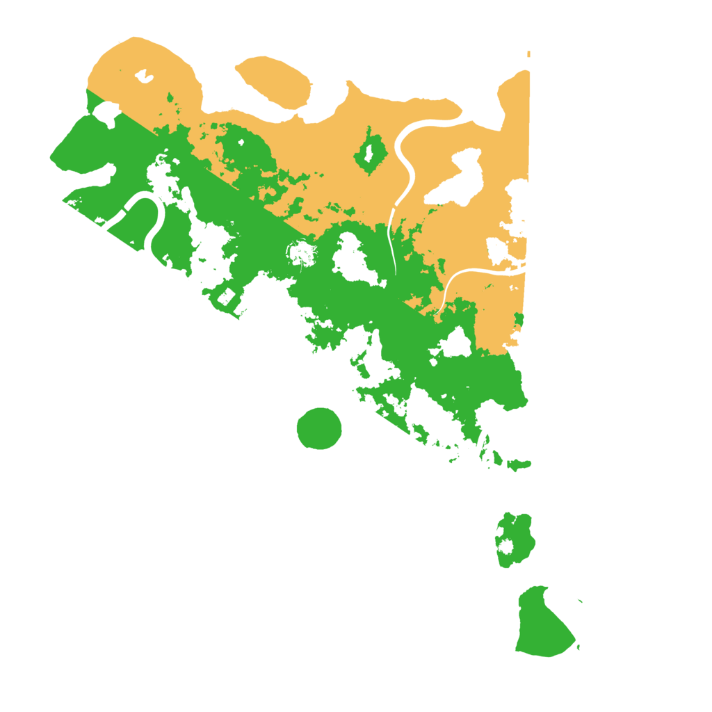 Biome Rust Map: Procedural Map, Size: 4500, Seed: 3765534