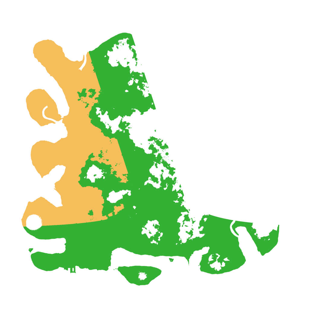 Biome Rust Map: Procedural Map, Size: 3500, Seed: 10331684