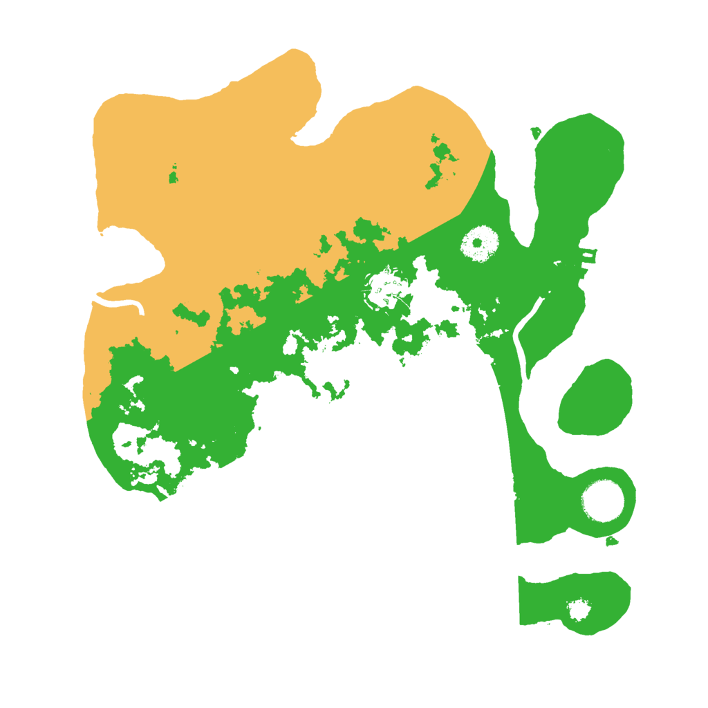 Biome Rust Map: Procedural Map, Size: 3000, Seed: 2453231