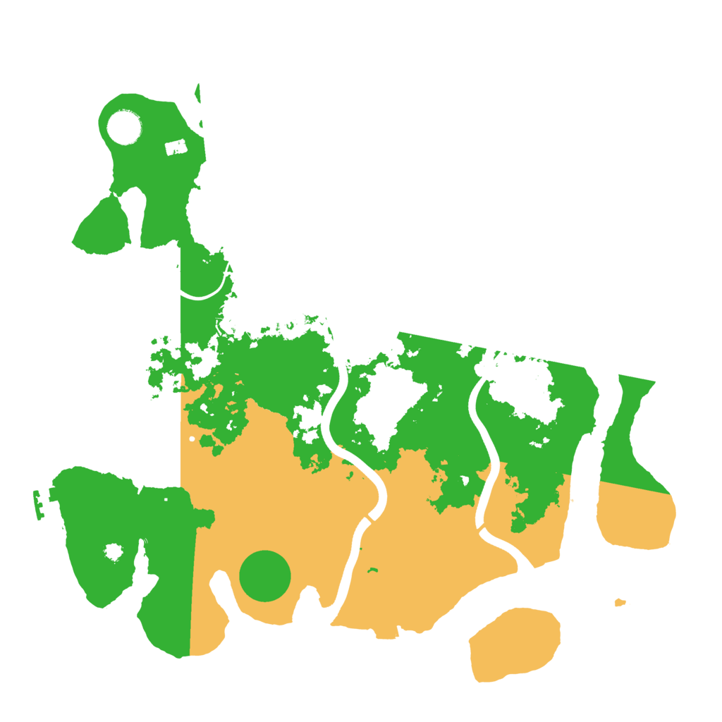 Biome Rust Map: Procedural Map, Size: 3700, Seed: 482455425