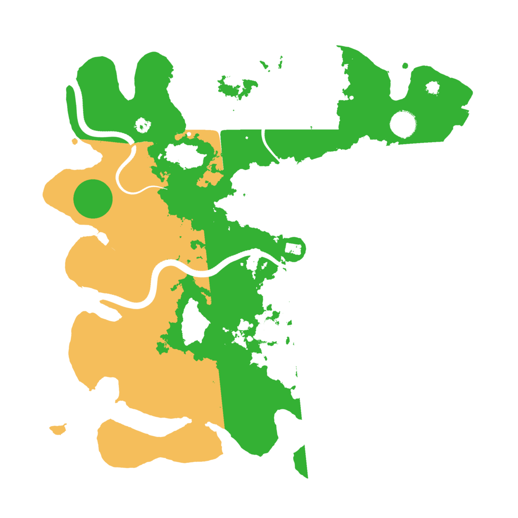 Biome Rust Map: Procedural Map, Size: 3500, Seed: 656543469