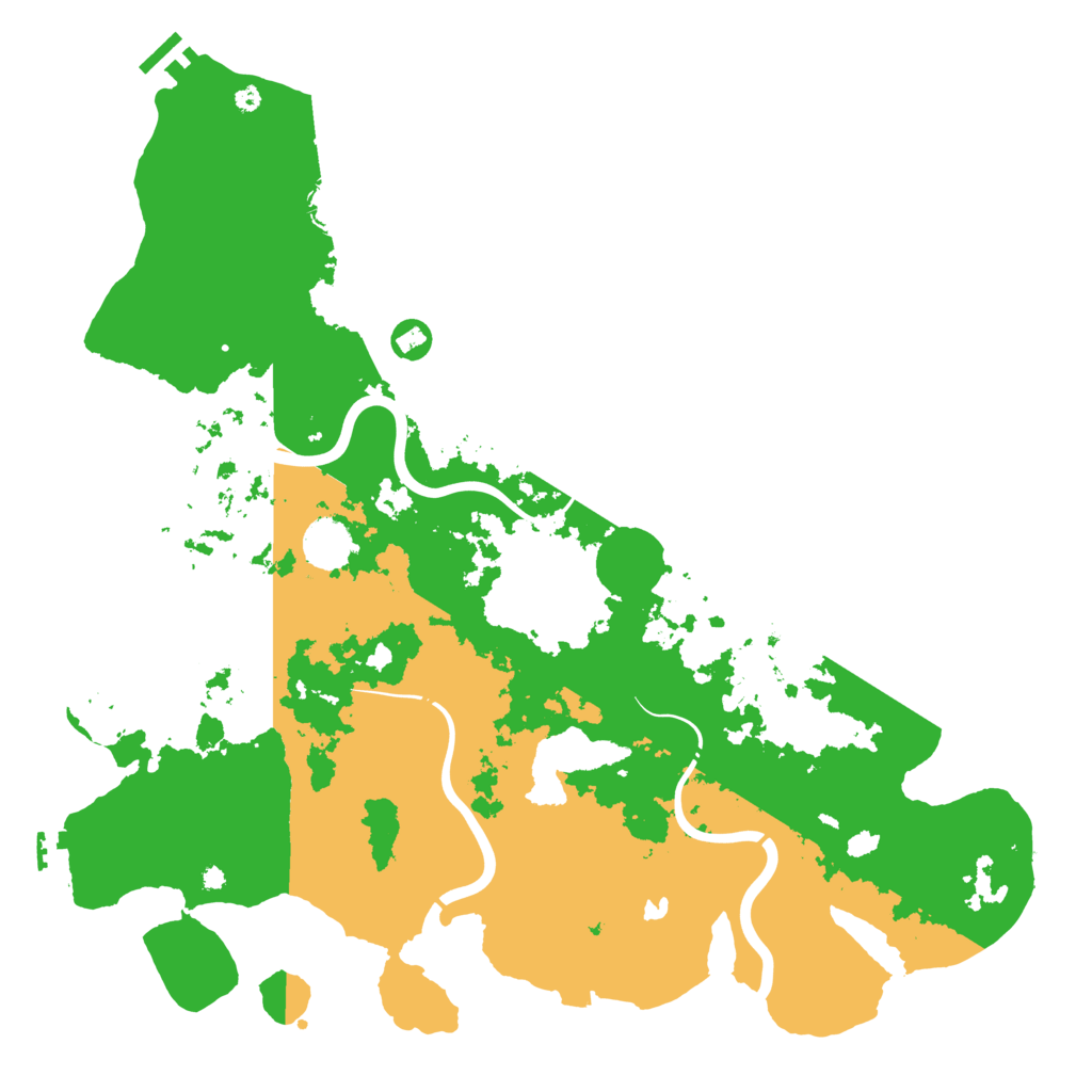 Biome Rust Map: Procedural Map, Size: 4300, Seed: 1032023