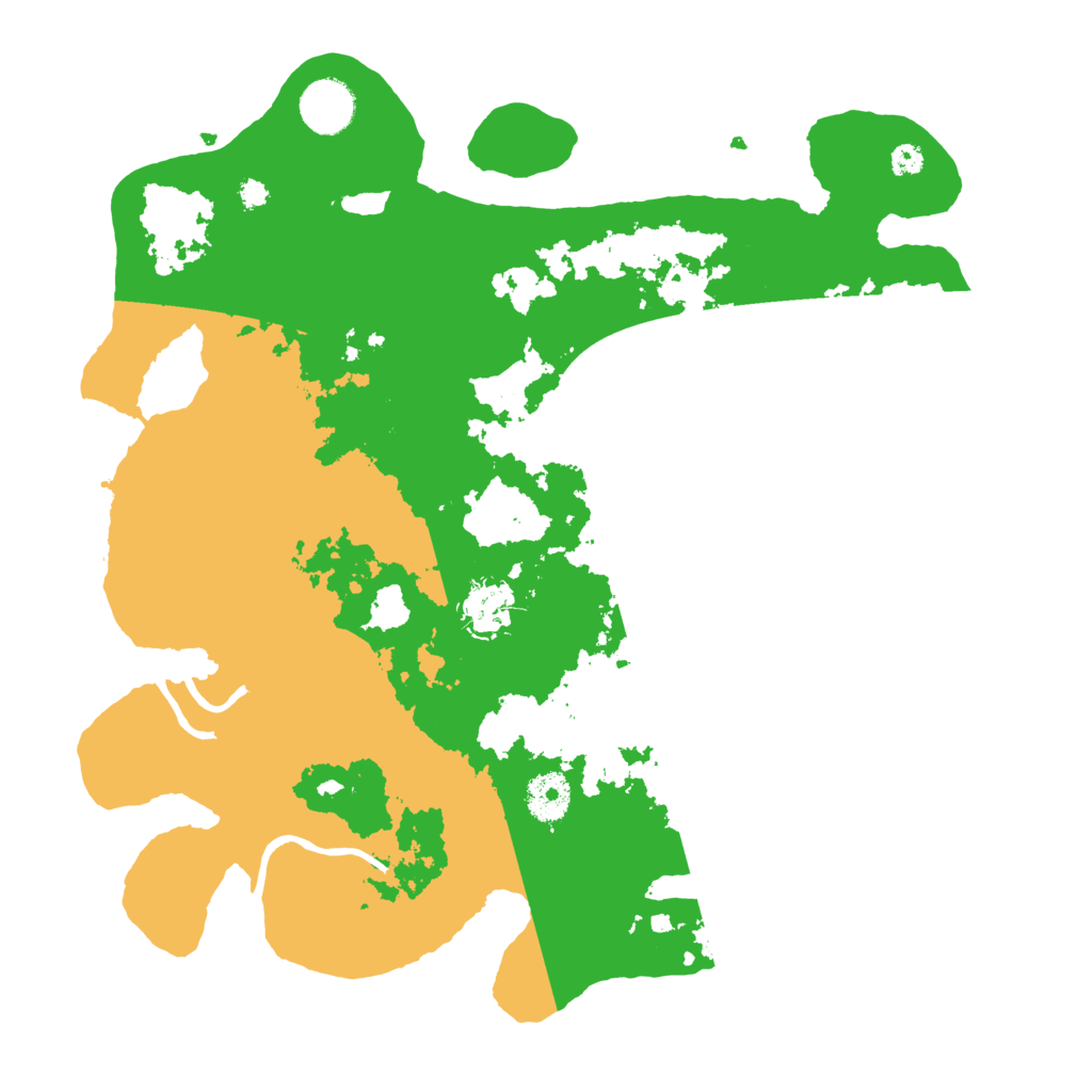 Biome Rust Map: Procedural Map, Size: 3500, Seed: 16843927