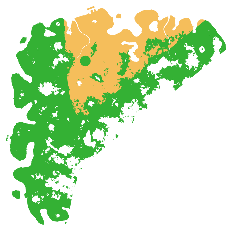 Biome Rust Map: Procedural Map, Size: 6000, Seed: 16397