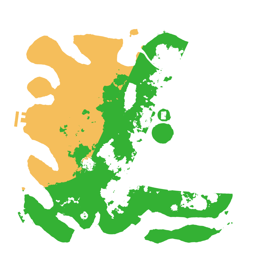 Biome Rust Map: Procedural Map, Size: 3500, Seed: 373246682