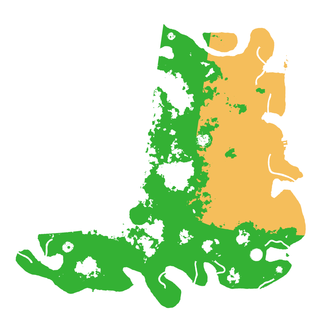 Biome Rust Map: Procedural Map, Size: 4500, Seed: 1154068262