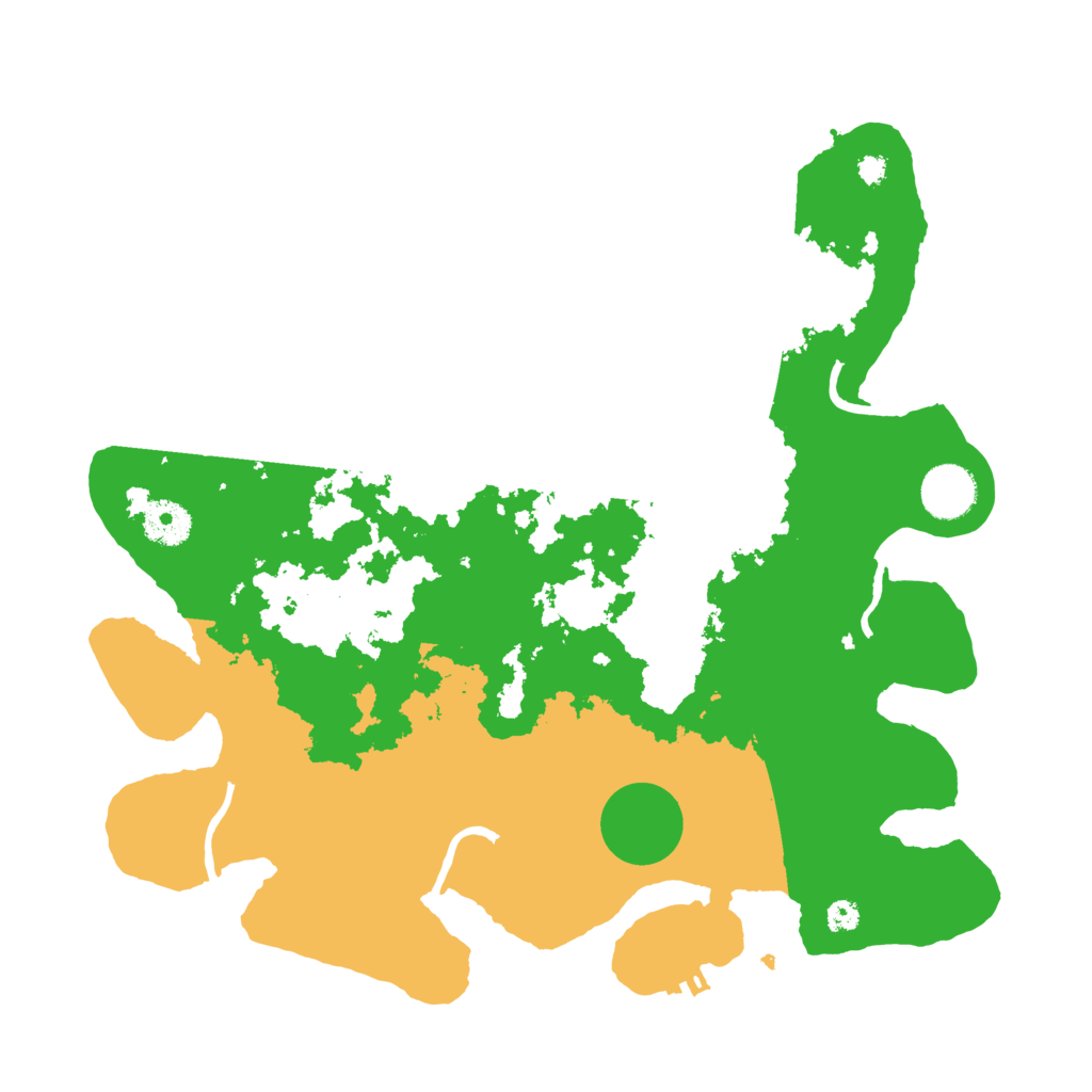 Biome Rust Map: Procedural Map, Size: 3500, Seed: 1562147454