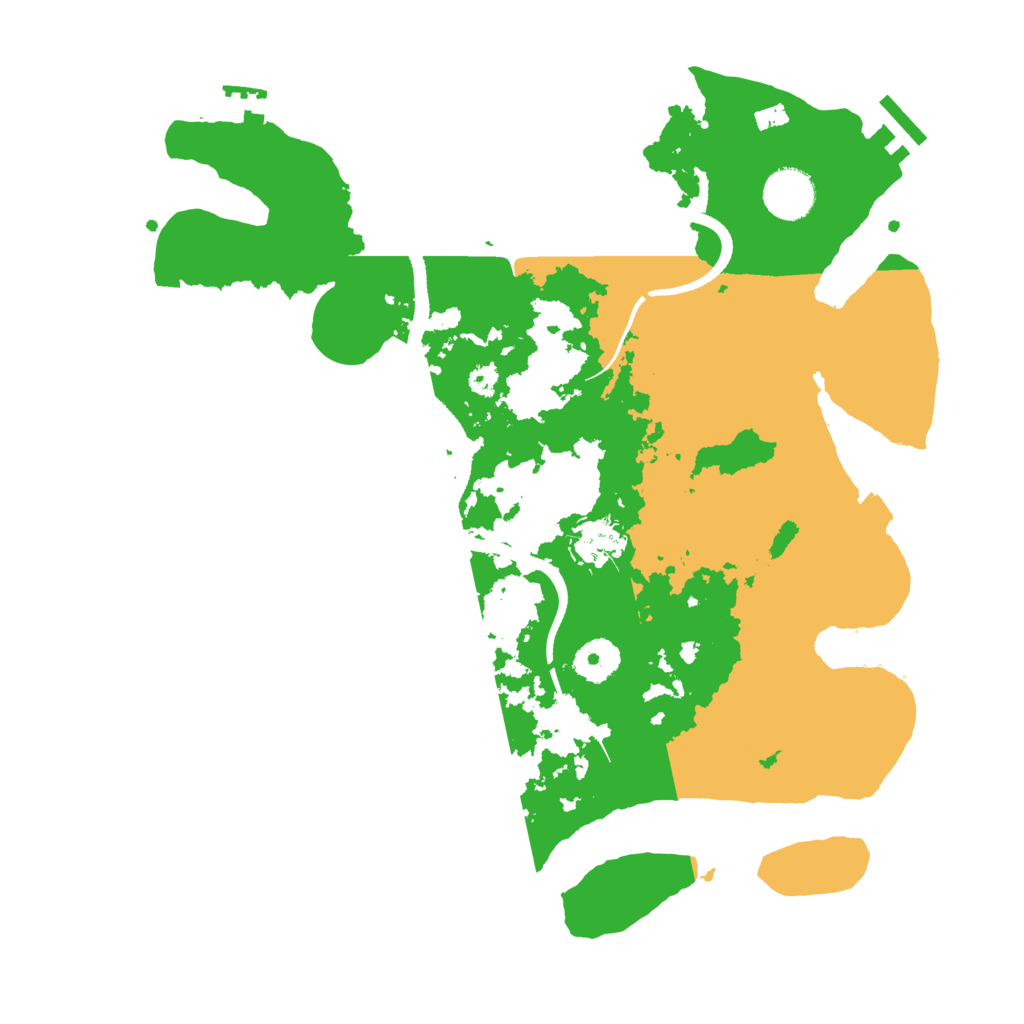 Biome Rust Map: Procedural Map, Size: 3500, Seed: 901887281