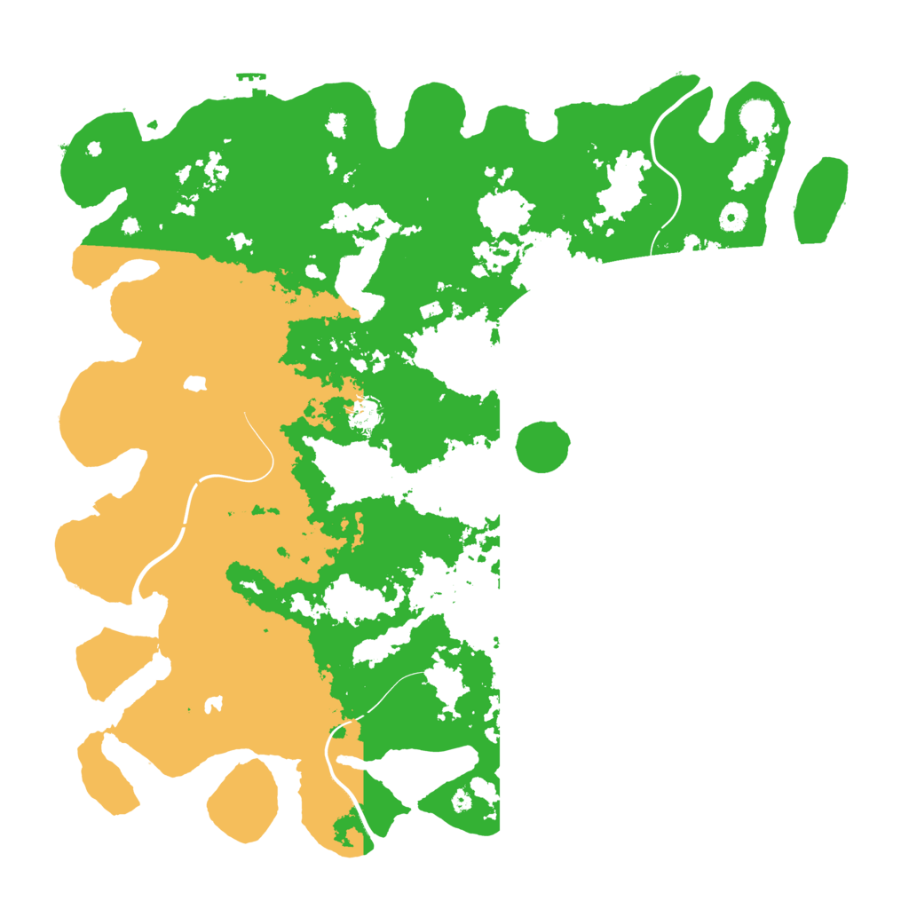 Biome Rust Map: Procedural Map, Size: 4685, Seed: 1023307627