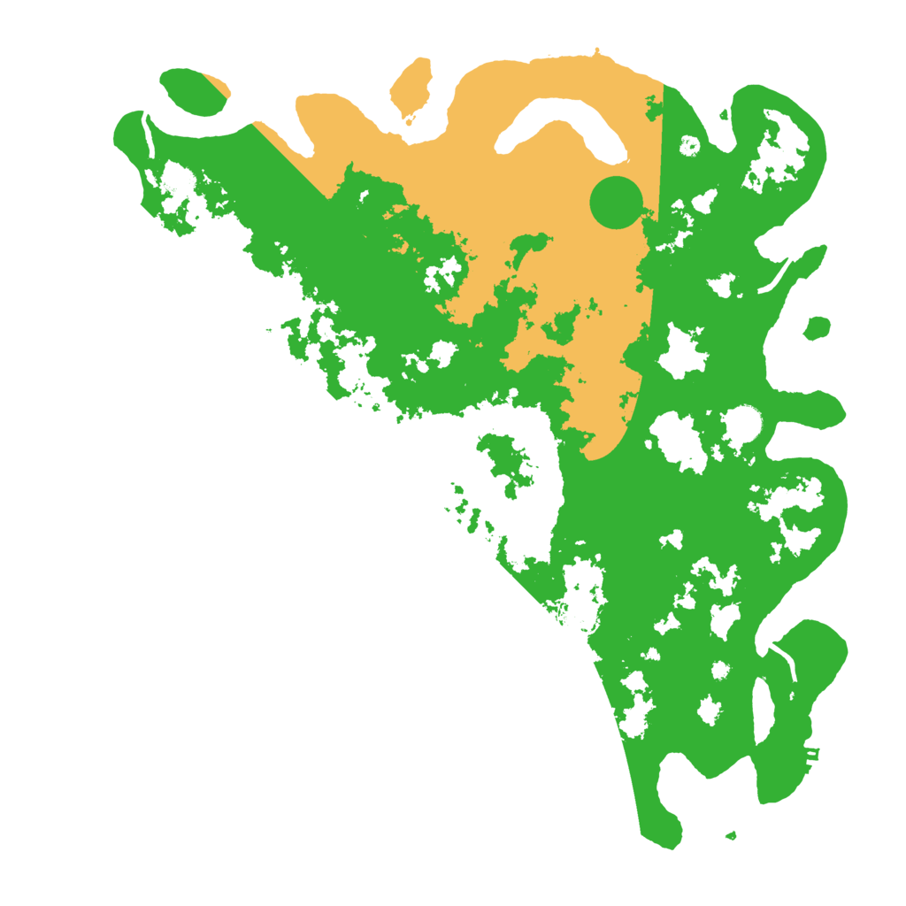 Biome Rust Map: Procedural Map, Size: 4500, Seed: 1383078893