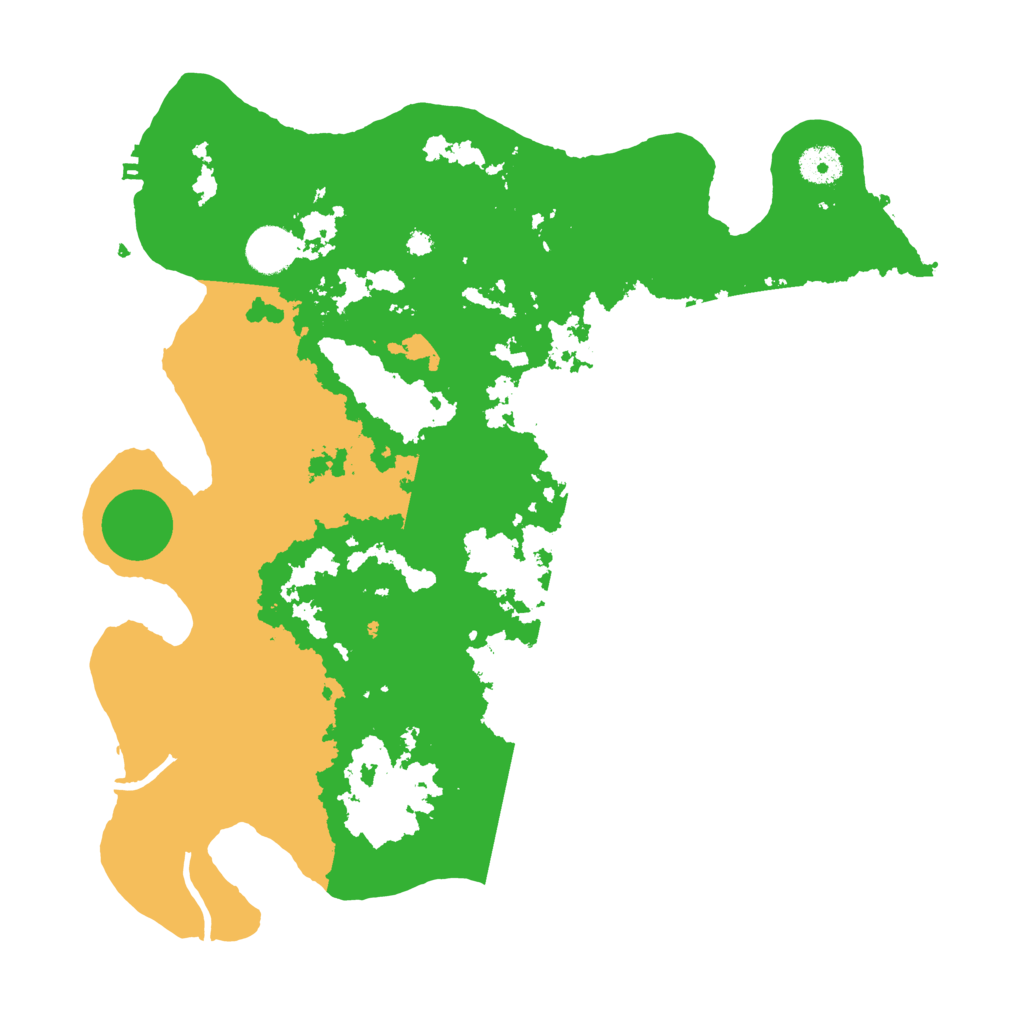 Biome Rust Map: Procedural Map, Size: 3800, Seed: 67492