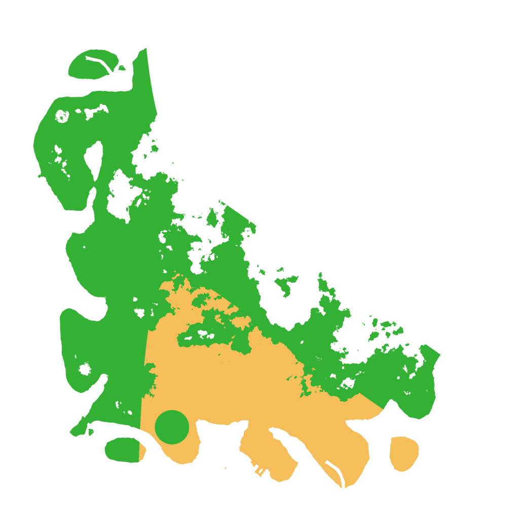 Biome Rust Map: Procedural Map, Size: 4000, Seed: 1156316198