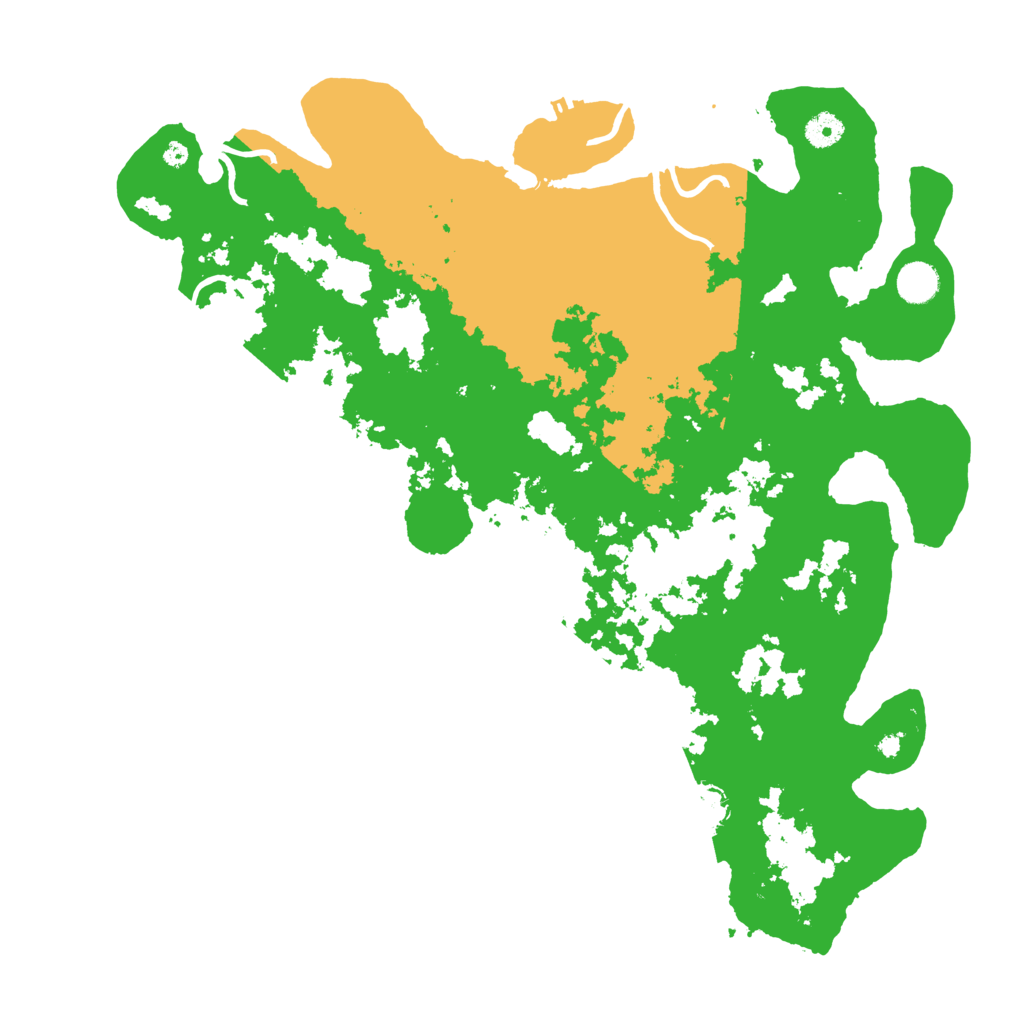 Biome Rust Map: Procedural Map, Size: 4300, Seed: 9174325