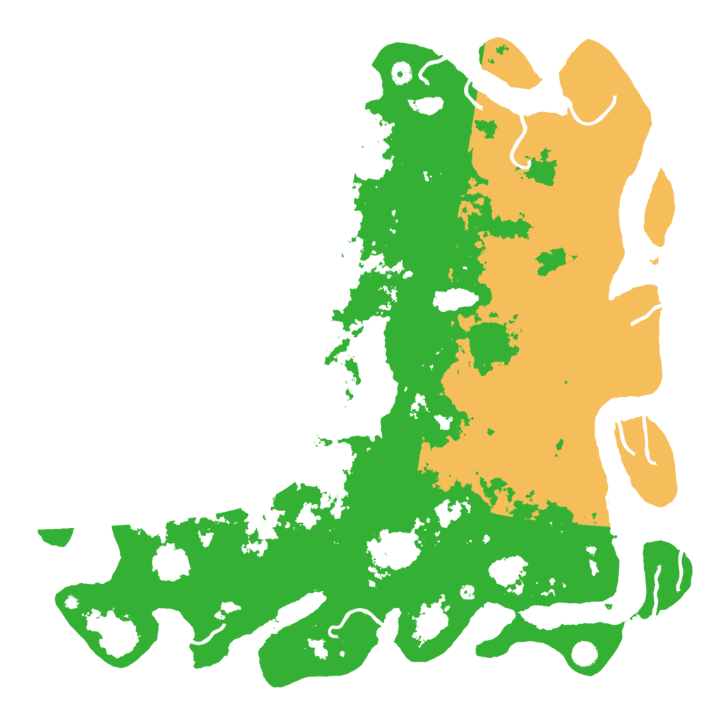 Biome Rust Map: Procedural Map, Size: 5000, Seed: 970860600