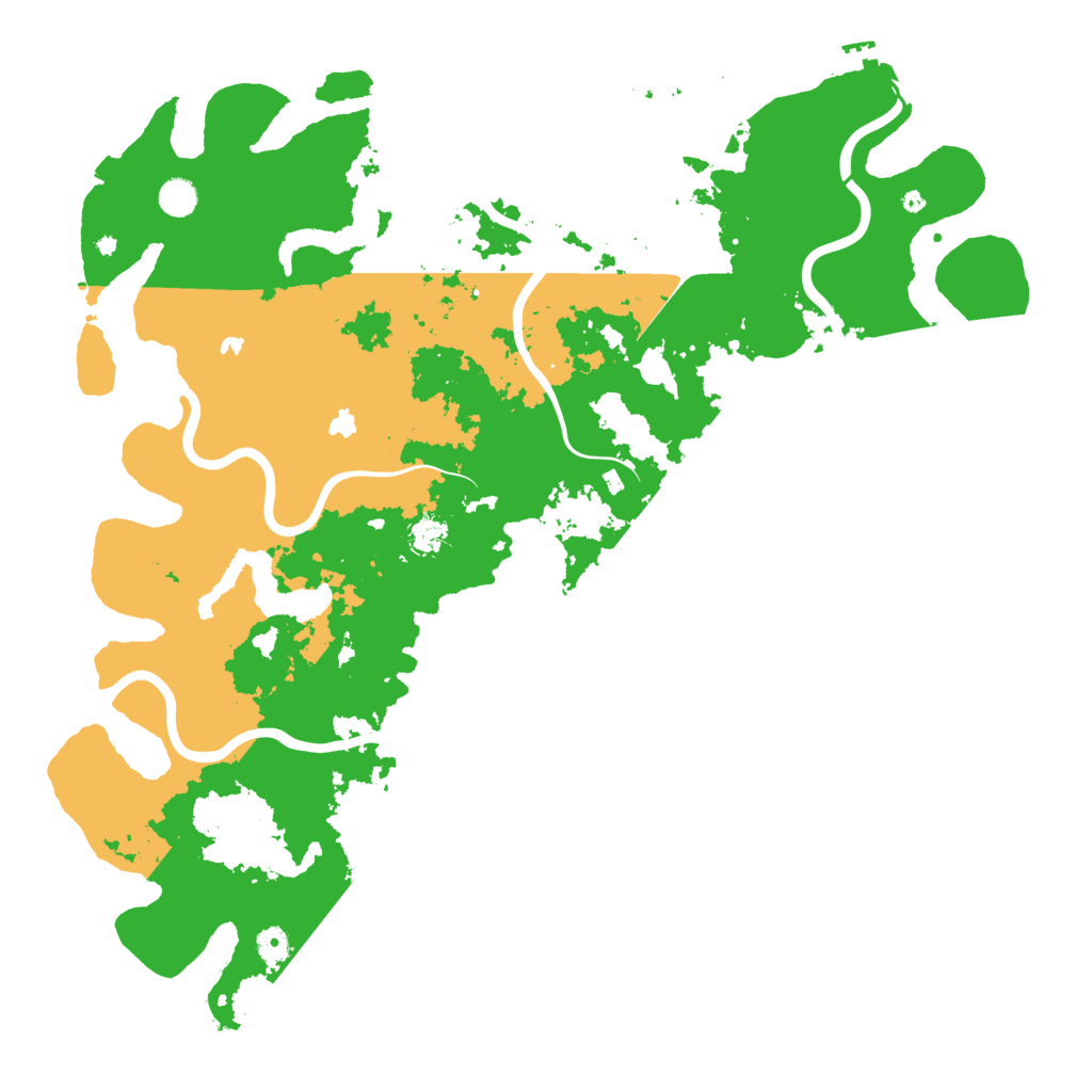 Biome Rust Map: Procedural Map, Size: 5000, Seed: 1403682311