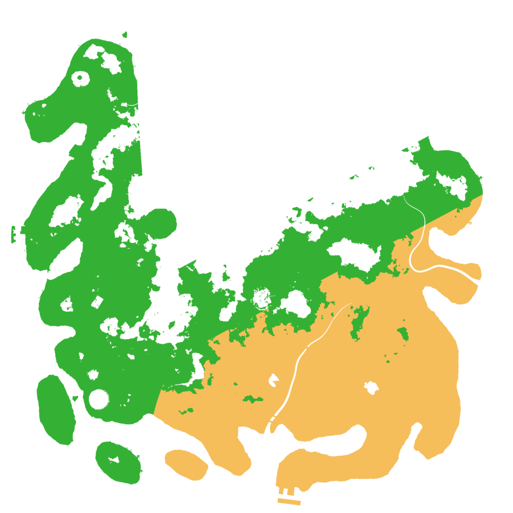 Biome Rust Map: Procedural Map, Size: 4500, Seed: 97554034