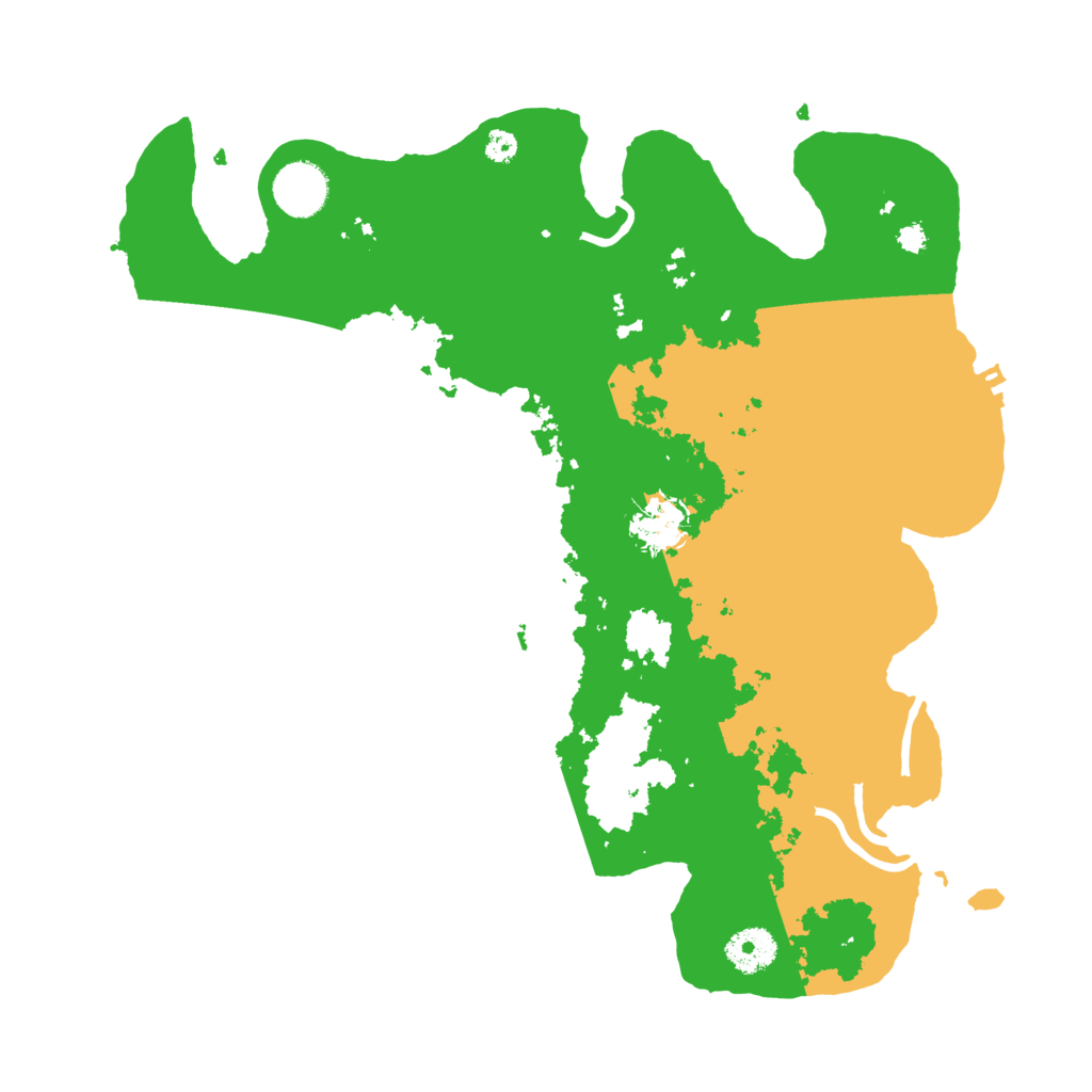 Biome Rust Map: Procedural Map, Size: 3500, Seed: 2044638522