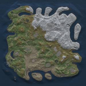 Thumbnail Rust Map: Procedural Map, Size: 4250, Seed: 65867459, 16 Monuments