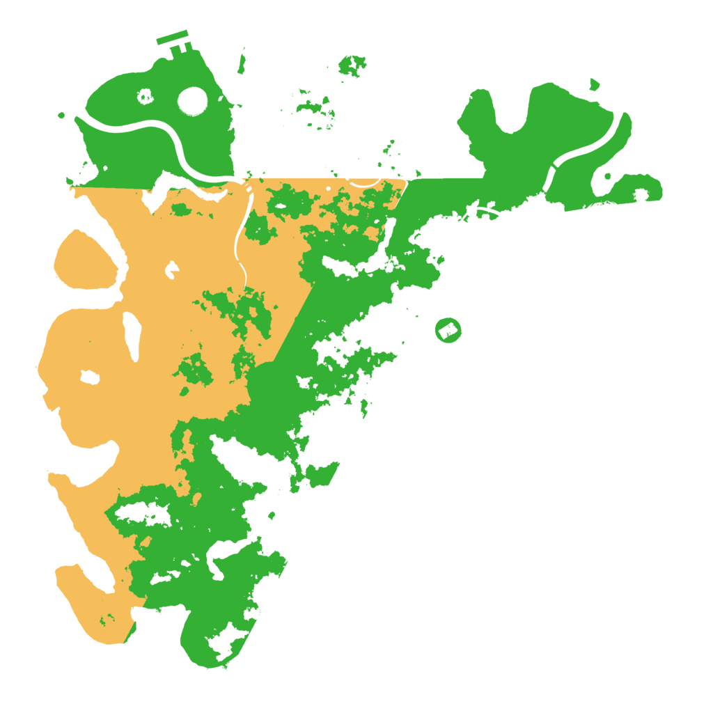 Biome Rust Map: Procedural Map, Size: 4500, Seed: 98732