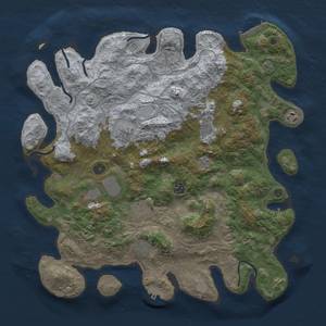 Thumbnail Rust Map: Procedural Map, Size: 4250, Seed: 2943384, 15 Monuments