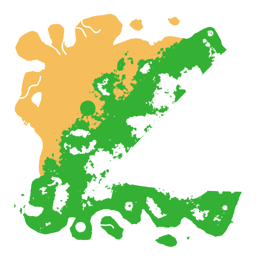 Biome Rust Map: Procedural Map, Size: 4500, Seed: 1183013645