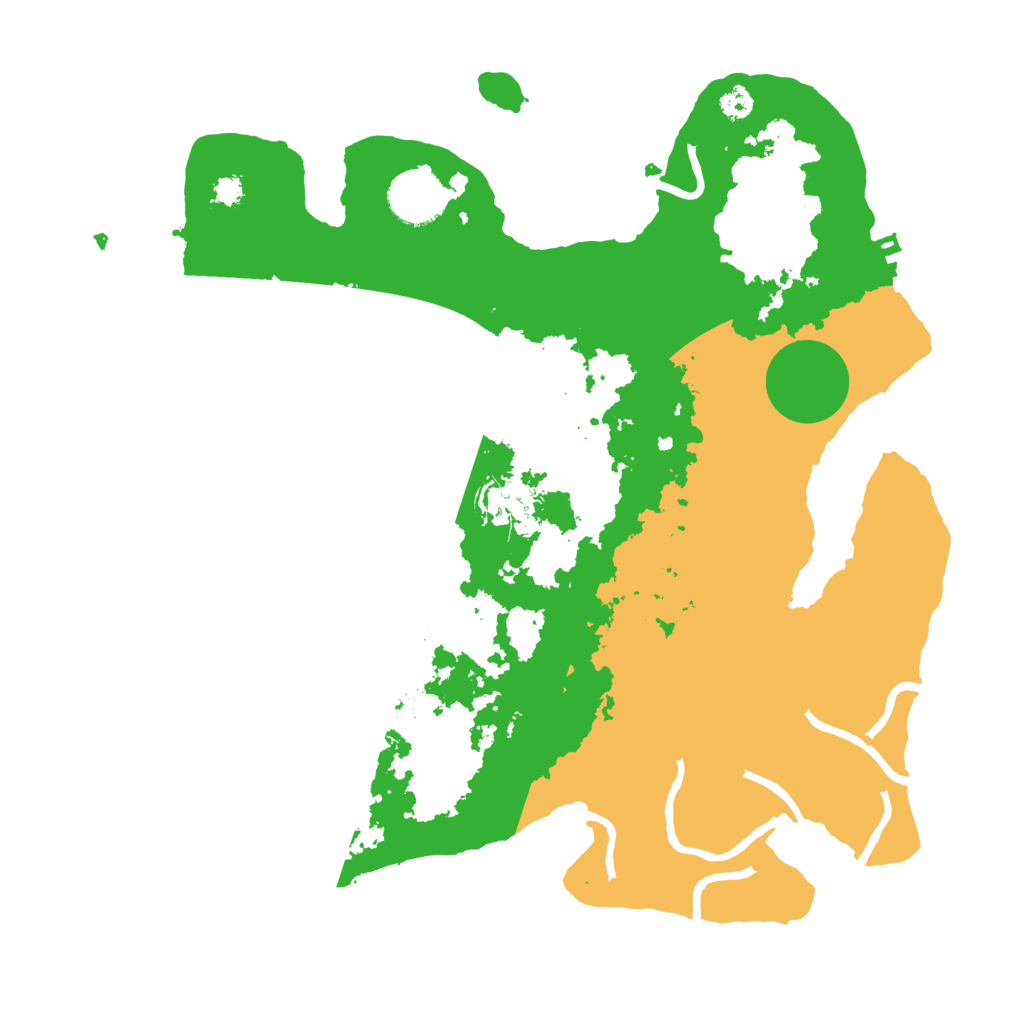 Biome Rust Map: Procedural Map, Size: 3250, Seed: 58575910
