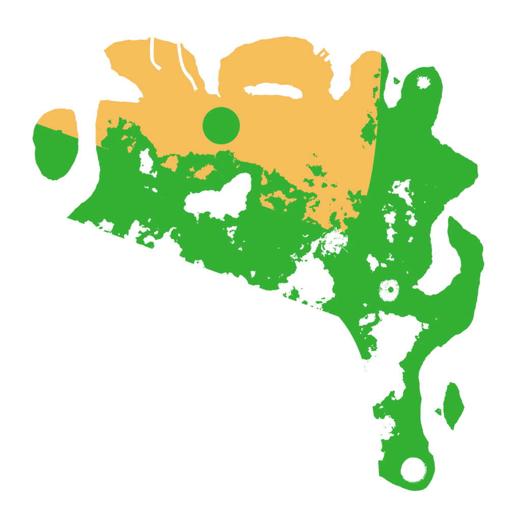 Biome Rust Map: Procedural Map, Size: 3700, Seed: 2032