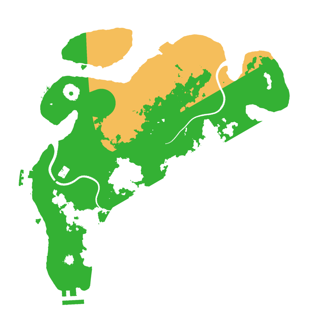Biome Rust Map: Procedural Map, Size: 3000, Seed: 1888524045