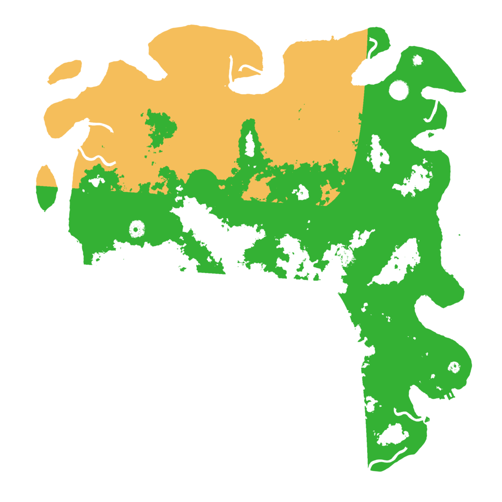 Biome Rust Map: Procedural Map, Size: 4500, Seed: 452886783