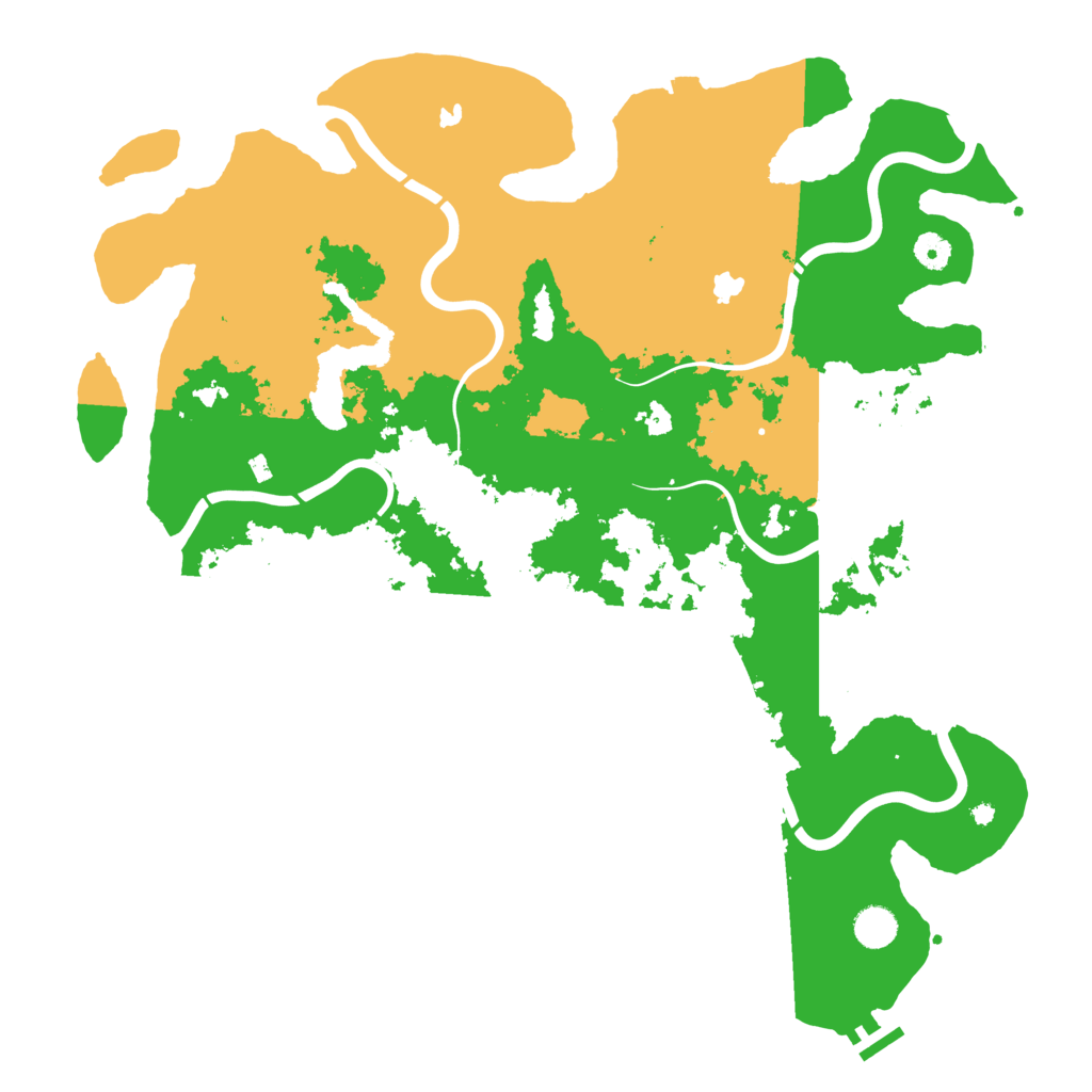 Biome Rust Map: Procedural Map, Size: 4500, Seed: 452886783