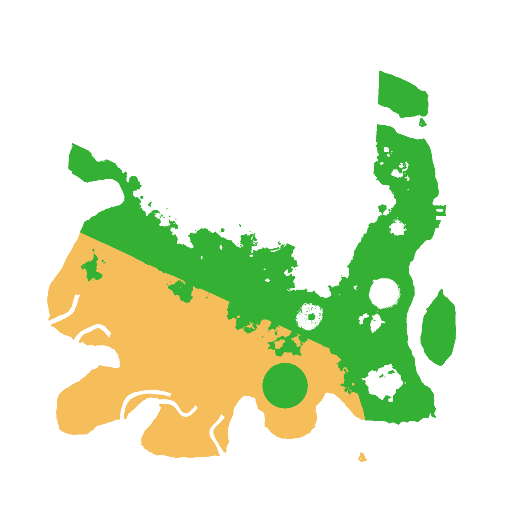 Biome Rust Map: Procedural Map, Size: 3000, Seed: 1813905266