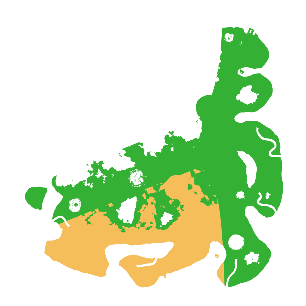 Biome Rust Map: Procedural Map, Size: 3500, Seed: 4121979