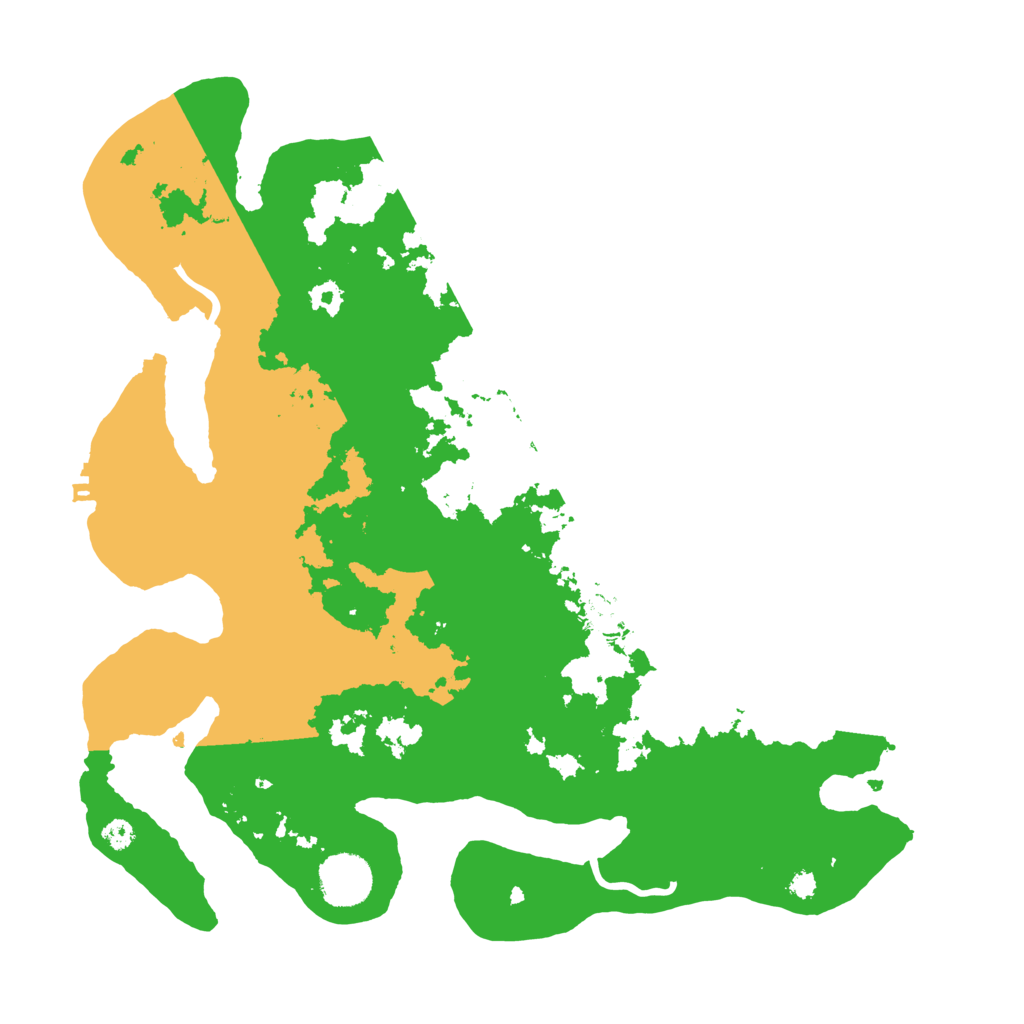 Biome Rust Map: Procedural Map, Size: 3500, Seed: 222763354