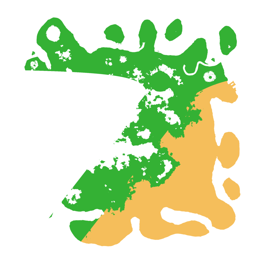 Biome Rust Map: Procedural Map, Size: 3500, Seed: 188823707