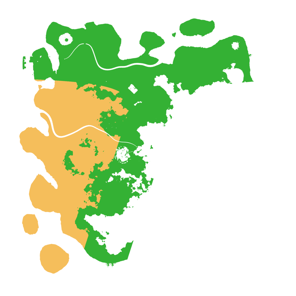 Biome Rust Map: Procedural Map, Size: 3500, Seed: 171361338