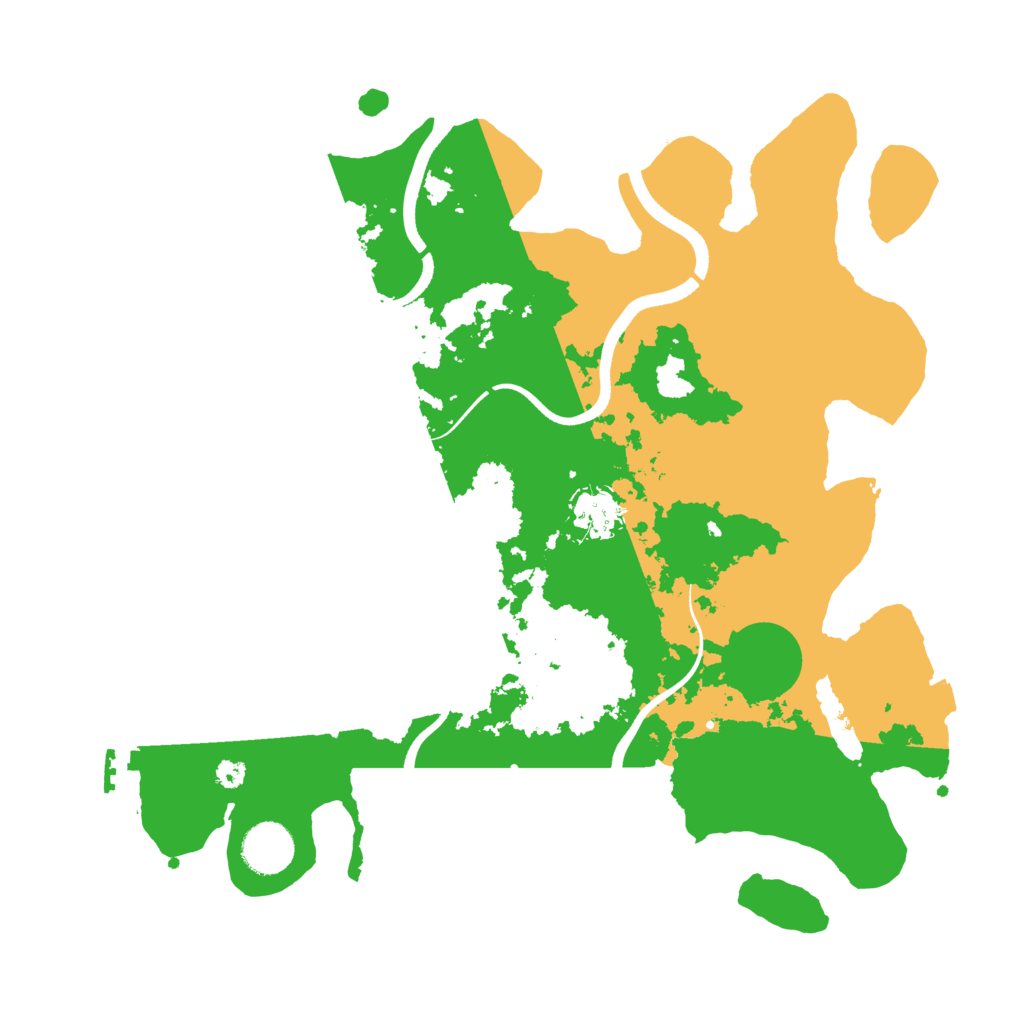 Biome Rust Map: Procedural Map, Size: 3550, Seed: 1398193159