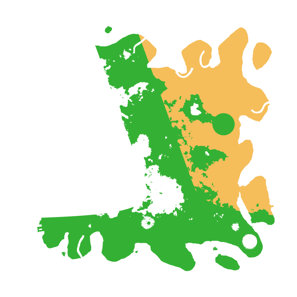 Biome Rust Map: Procedural Map, Size: 3550, Seed: 1398193159