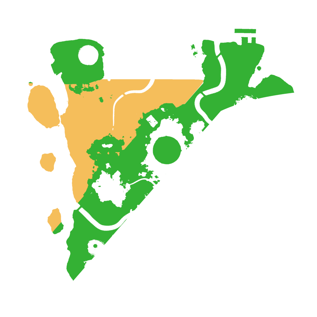Biome Rust Map: Procedural Map, Size: 3000, Seed: 2074373337