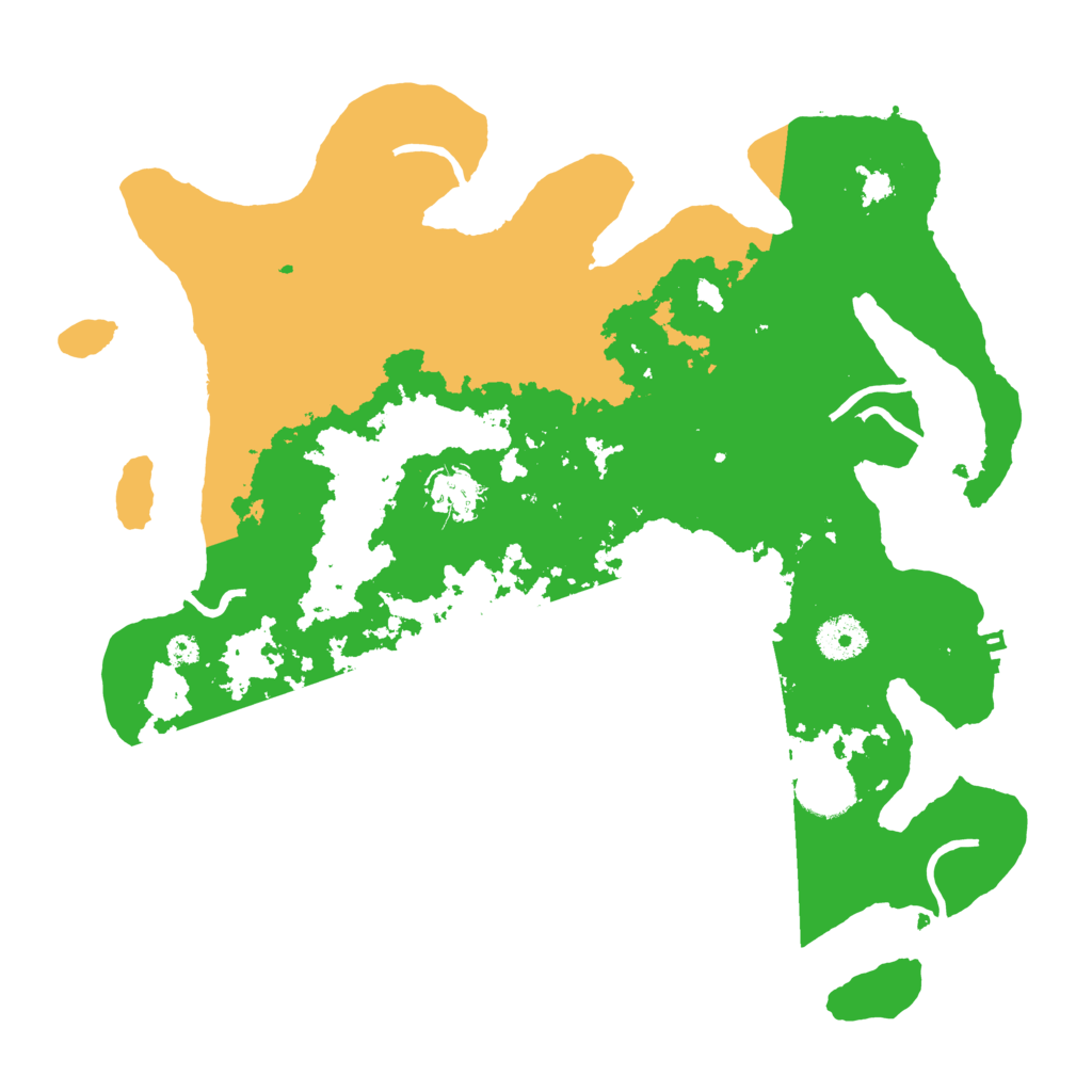 Biome Rust Map: Procedural Map, Size: 3500, Seed: 394569857