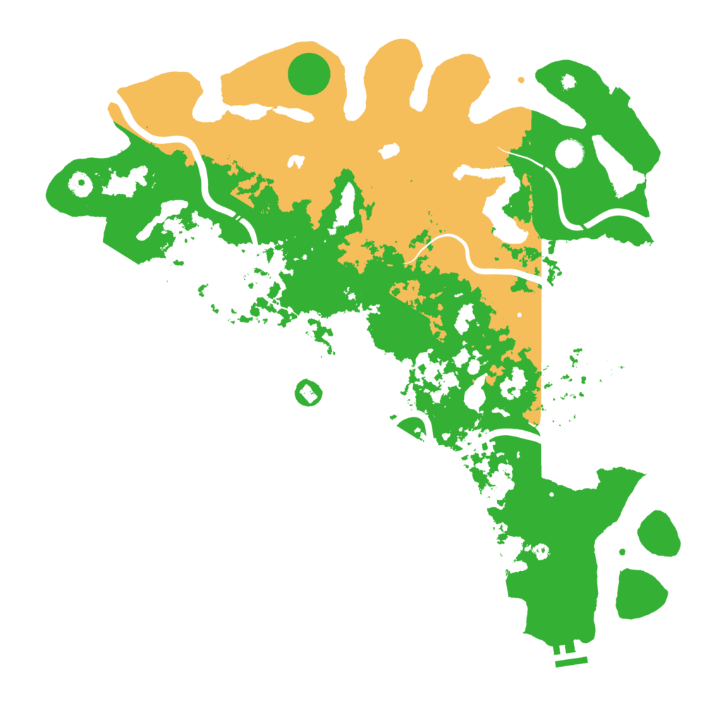 Biome Rust Map: Procedural Map, Size: 4500, Seed: 588776342