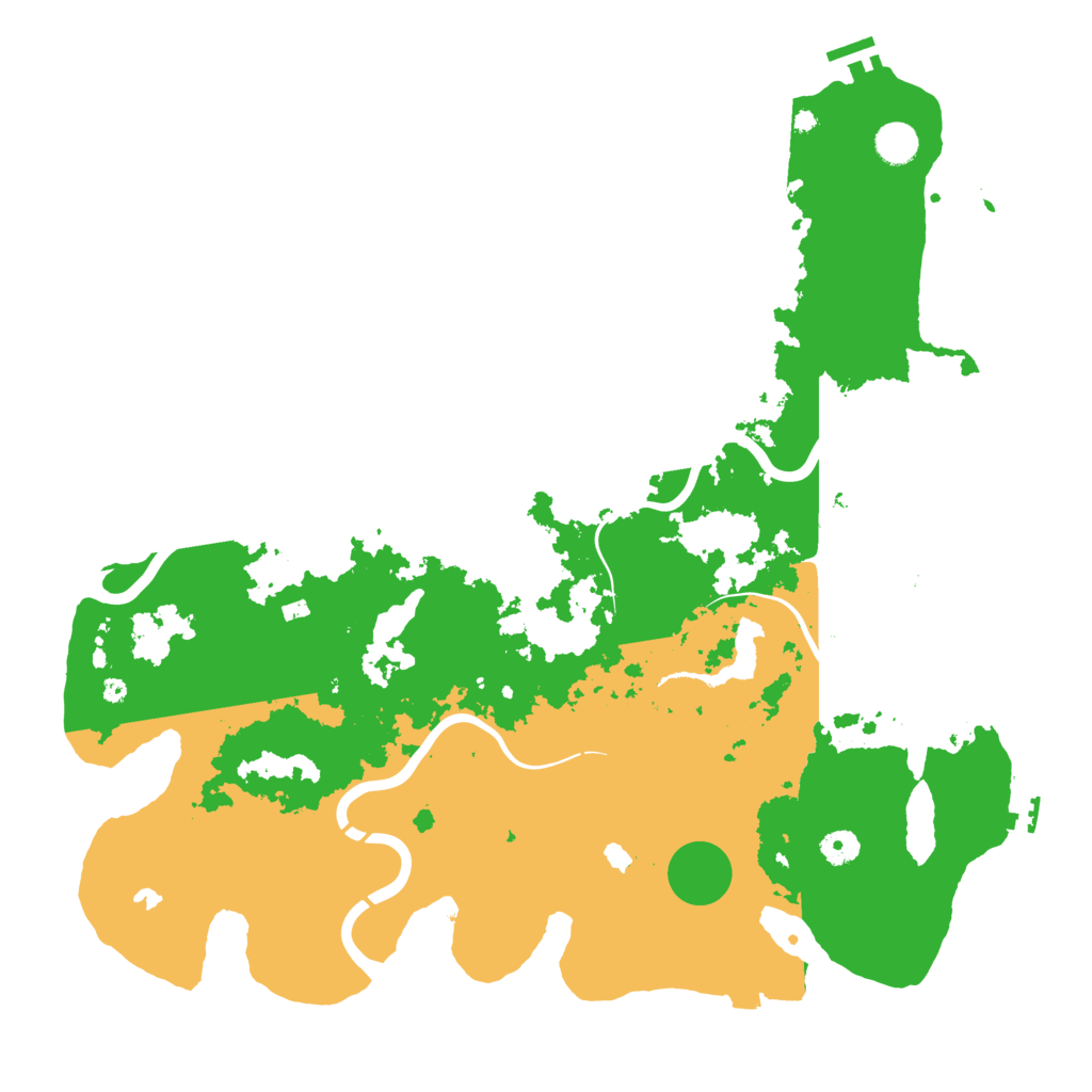 Biome Rust Map: Procedural Map, Size: 4500, Seed: 1106044688