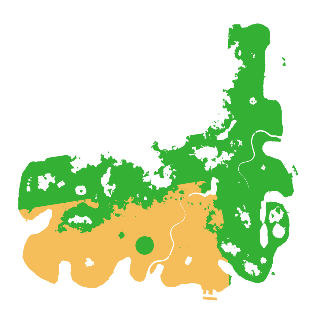 Biome Rust Map: Procedural Map, Size: 4500, Seed: 1106044688