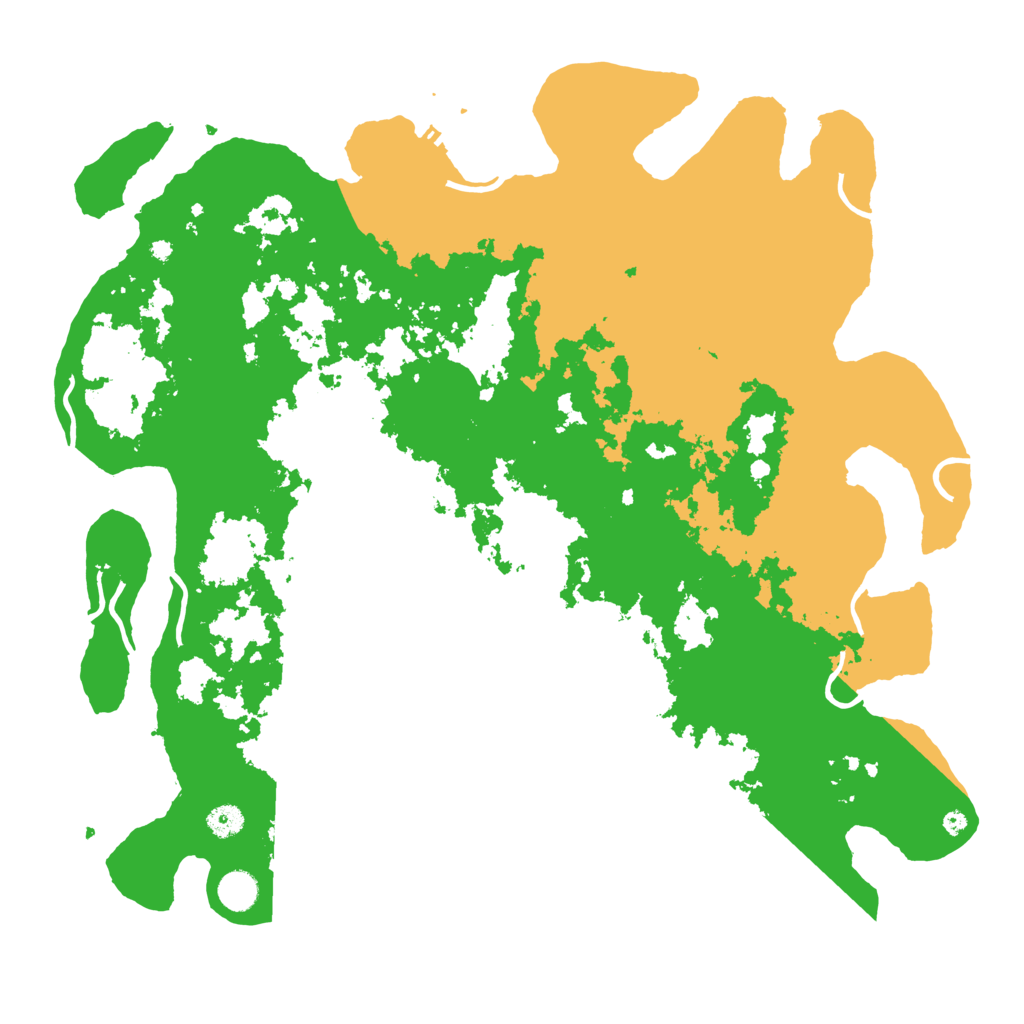 Biome Rust Map: Procedural Map, Size: 4500, Seed: 972843173