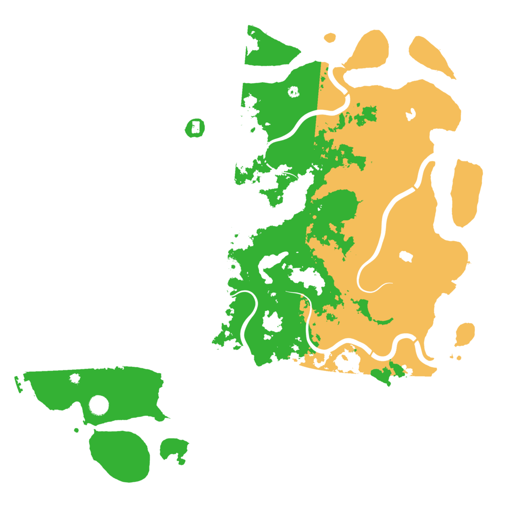 Biome Rust Map: Procedural Map, Size: 4500, Seed: 981811850